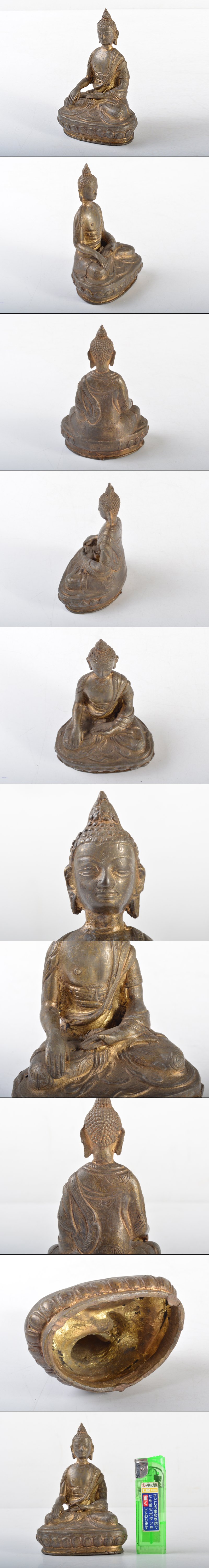 直売早割仏教美術　古銅塗金　チベット仏　仏像　古玩　CXDS 仏像